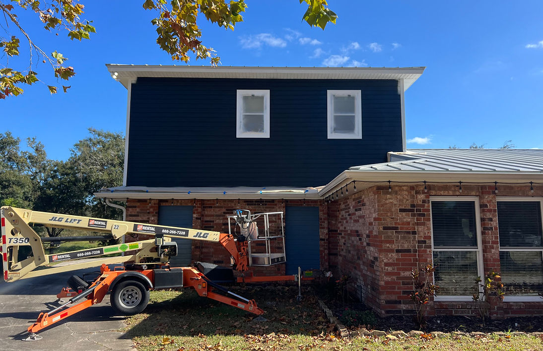 Residential painting project on the Space Coast